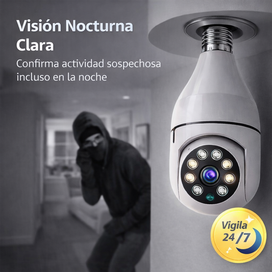 Cámara Lámpara de Vigilancia Vigiecam™ [PROMO 2X1]