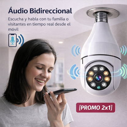 Cámara Lámpara de Vigilancia Vigiecam™ [PROMO 2X1]